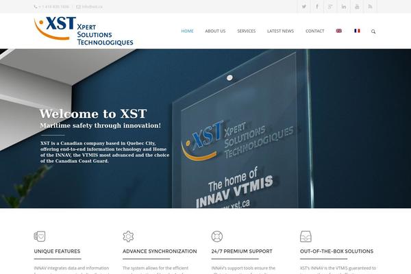 Durus theme site design template sample