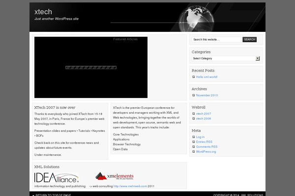 Corporate theme site design template sample