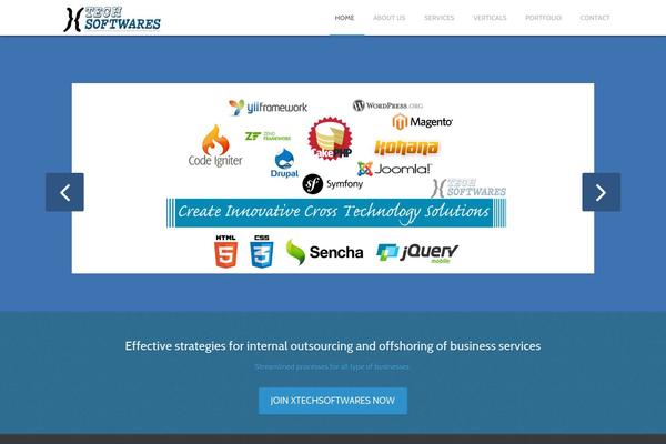 Anacron theme site design template sample