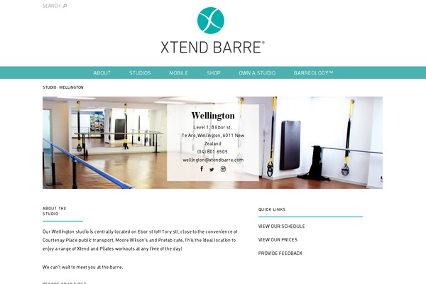 xtendbarrewellington.com site used Xtend