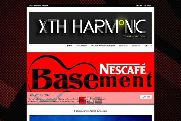 Passion theme site design template sample