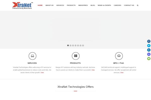 Site using Content text slider on post plugin