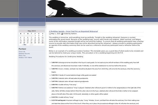 Blueline theme site design template sample