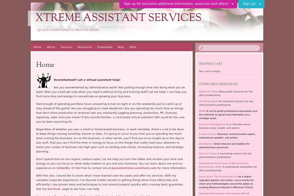 Bouquet theme site design template sample