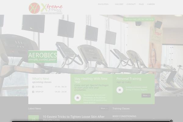 GymBase theme site design template sample