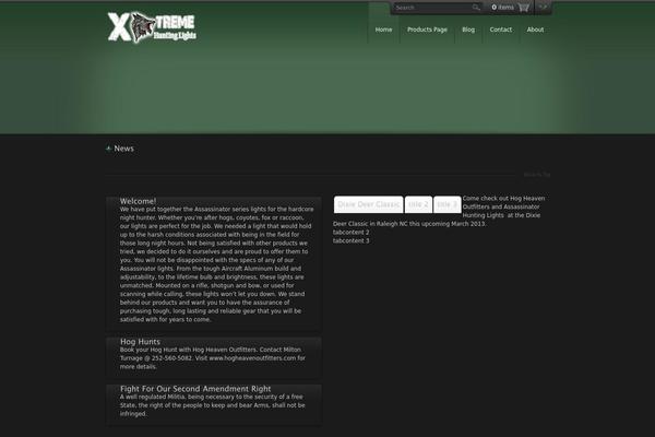 Dynamix theme site design template sample