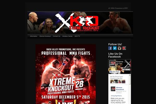 Dark TT theme site design template sample