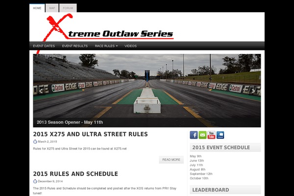 xtremeoutlawseries.com site used Newsspot