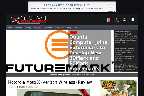 xtremetechjunkies.com site used Gamingzone-single-pro-psd