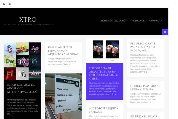 Revival theme site design template sample
