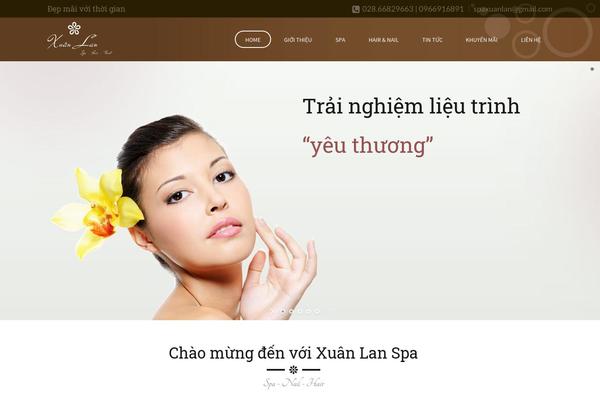 Spa Lab theme site design template sample
