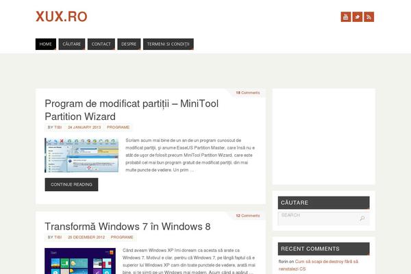 SuperMag theme site design template sample