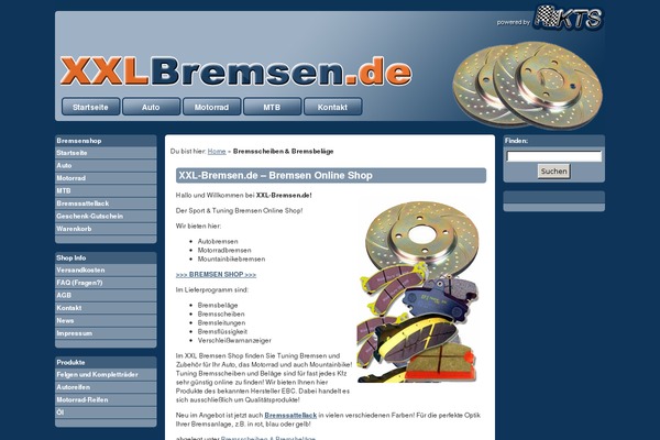xxl-bremsen.de site used Kts