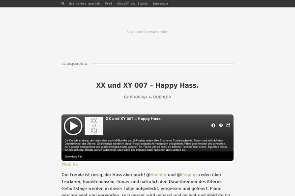Memoir theme site design template sample