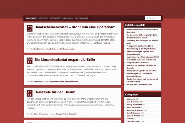 Site using WP Meta and date remover plugin