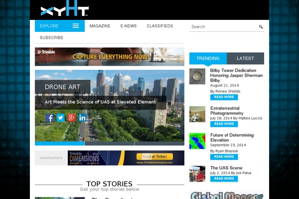 Encompass theme site design template sample