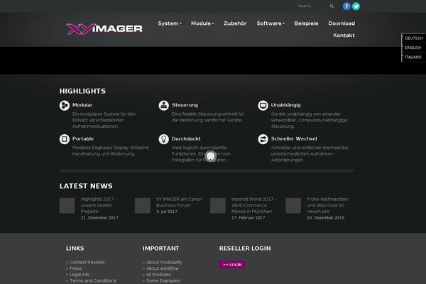Site using CodeFlavors floating menu plugin