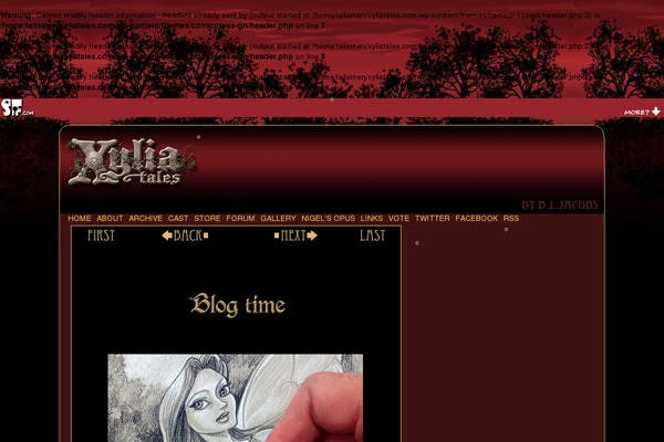 Comicpress-gn theme site design template sample