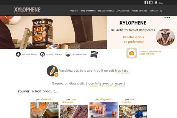 xylophene.fr site used Flat Bootstrap