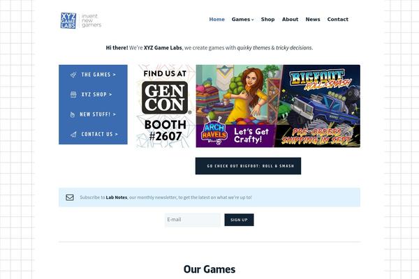 xyzgamelabs.com site used Fast-gear