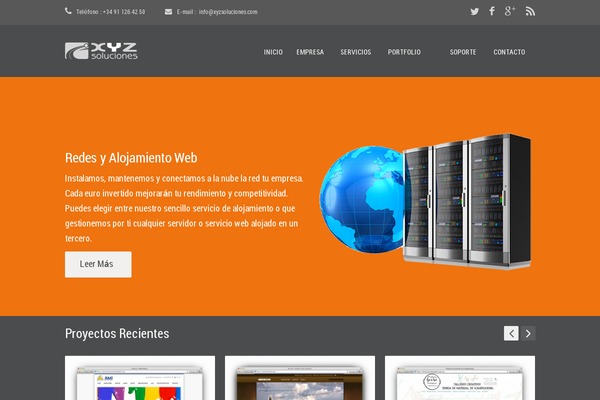 Simple theme site design template sample