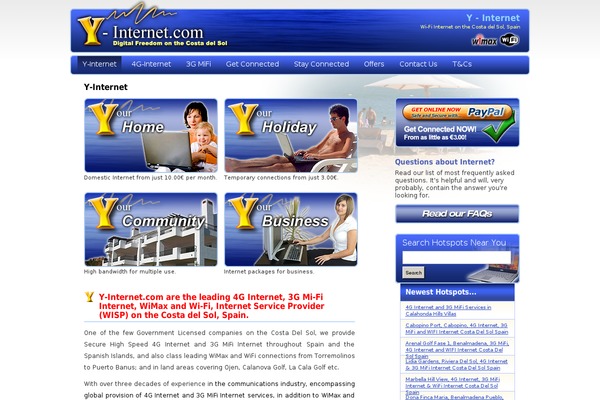 Default theme site design template sample