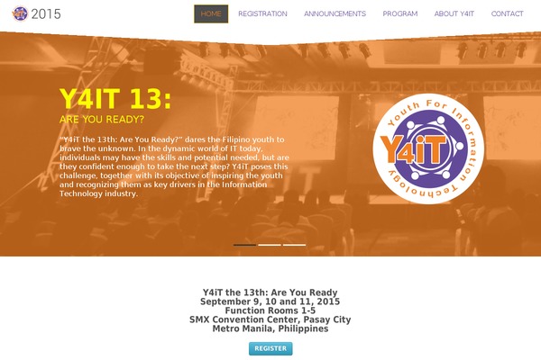 Parallax theme site design template sample