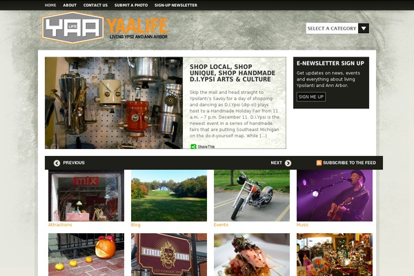 yaalife.com site used Aperture2010