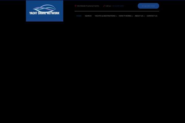 Yacht-rental theme site design template sample
