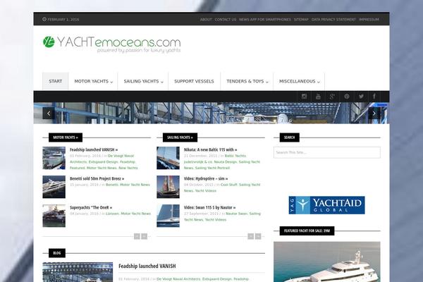 Uncode theme site design template sample