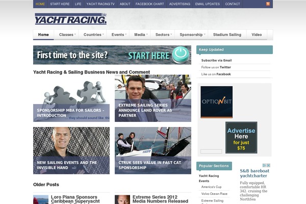 Spectrum theme site design template sample