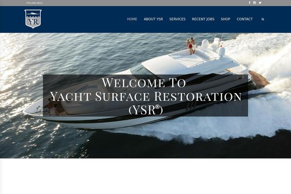 Blaszok Child theme site design template sample
