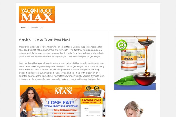 Leaf theme site design template sample