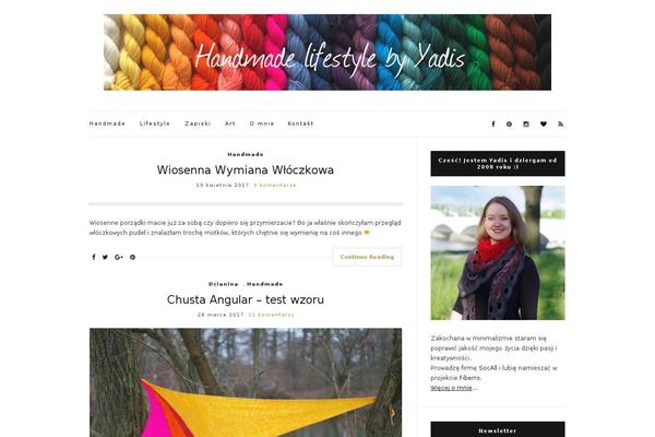 Olsen Light theme site design template sample