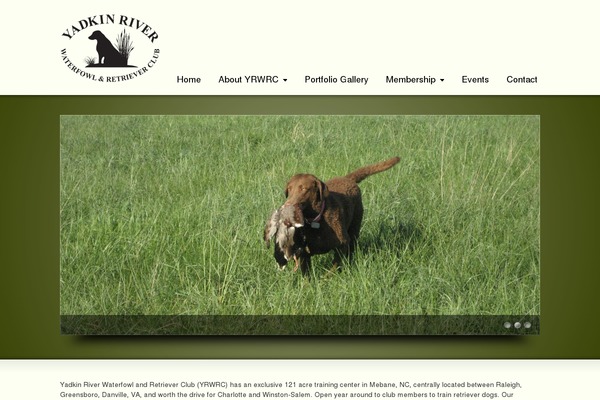 yadkinriverretriever.com site used Mega-blog