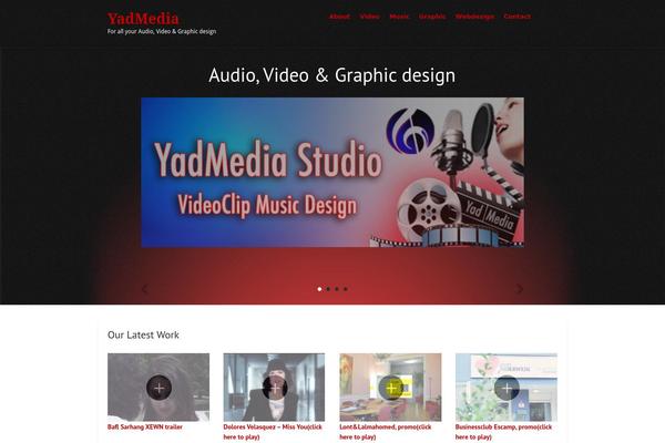 Olya theme site design template sample
