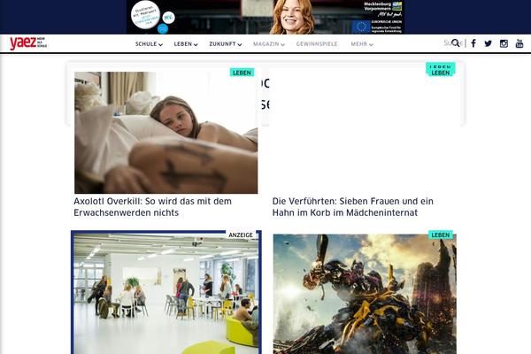 yaez.de site used Yaezcom