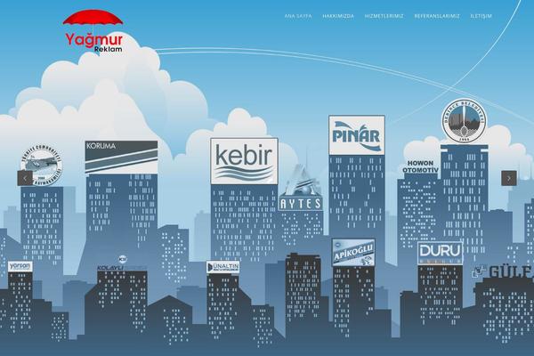 Story theme site design template sample