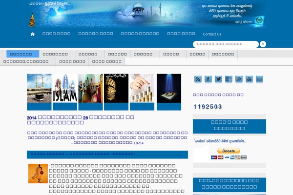 Site using Easy Social plugin