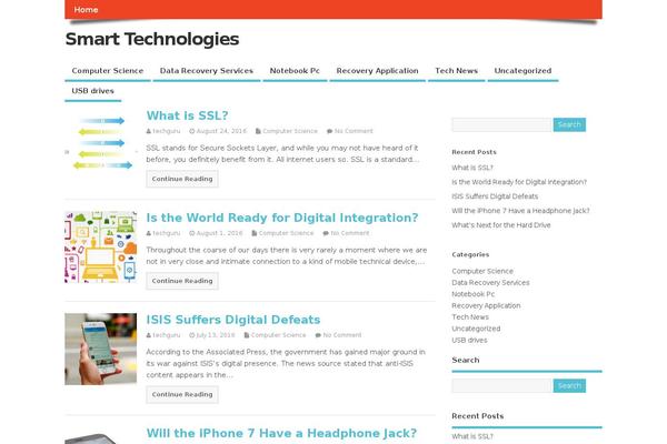 MesoColumn theme site design template sample