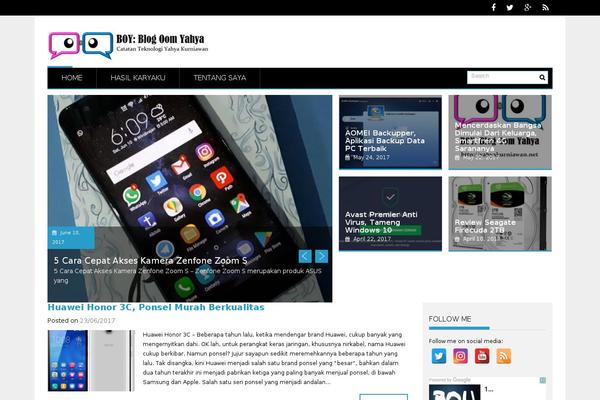Site using Social-media-buttons-toolbar plugin