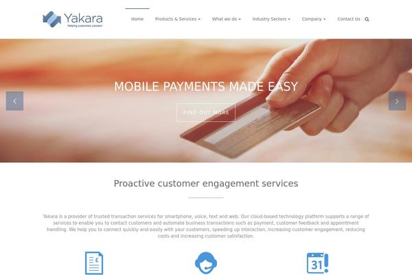 Nova theme site design template sample