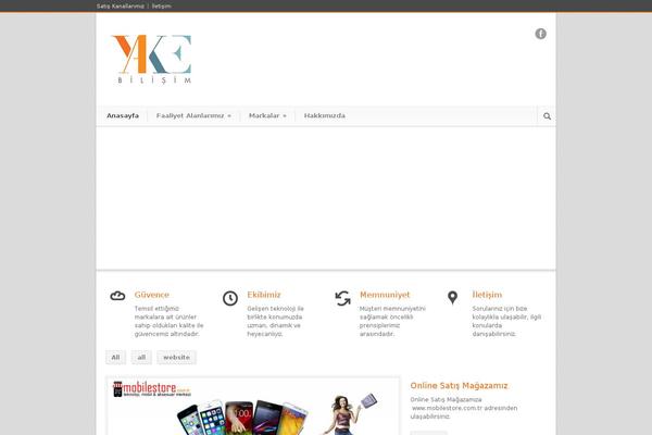 Modernize theme site design template sample