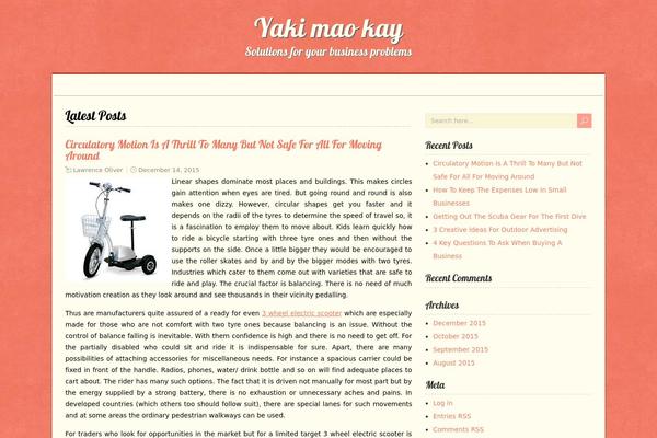 RetroTale theme site design template sample
