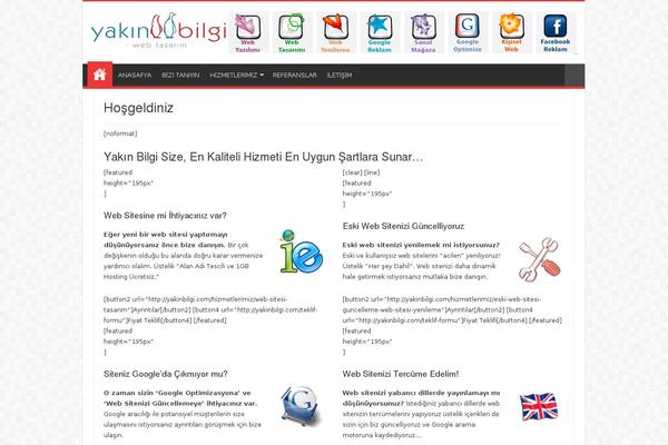 Neo theme site design template sample