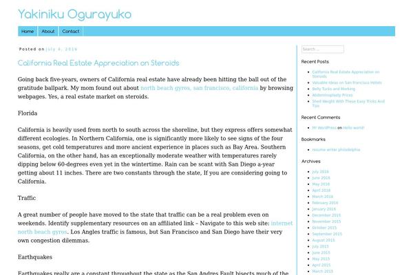 A Piece Of Cake theme site design template sample