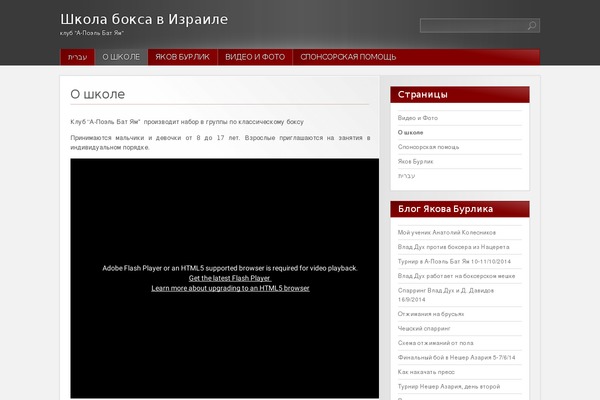 Red Modern theme site design template sample