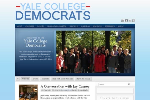WhiteHouse Pro theme site design template sample