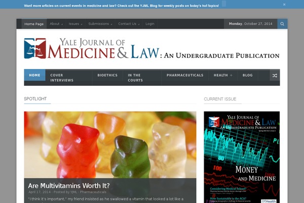 BulletPress theme site design template sample