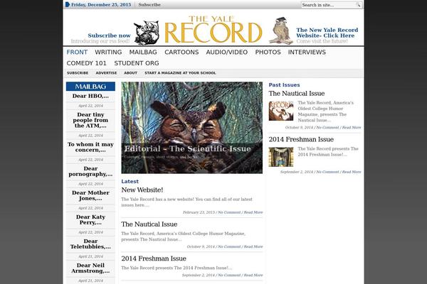 WP Newspaper theme site design template sample
